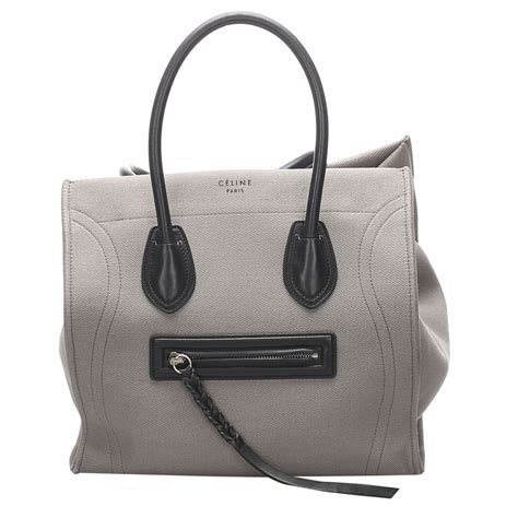 celine luggage phantom tote grey|Celine luggage bag.